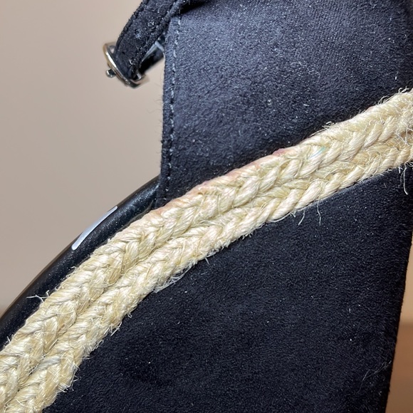 NEW ELLE Espadrille Suede Wedges - Picture 11 of 12